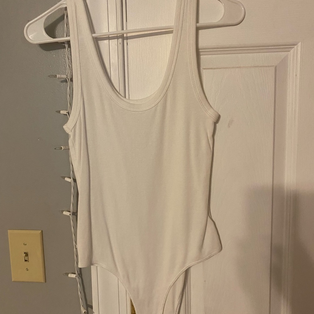 White target body suit